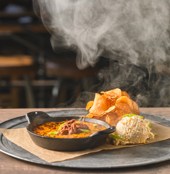 picture of The Rustic's smoked dip duo